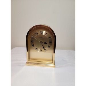 Howard Miller Quartz Barwick Collection Mantel/Shelf Brass Clock